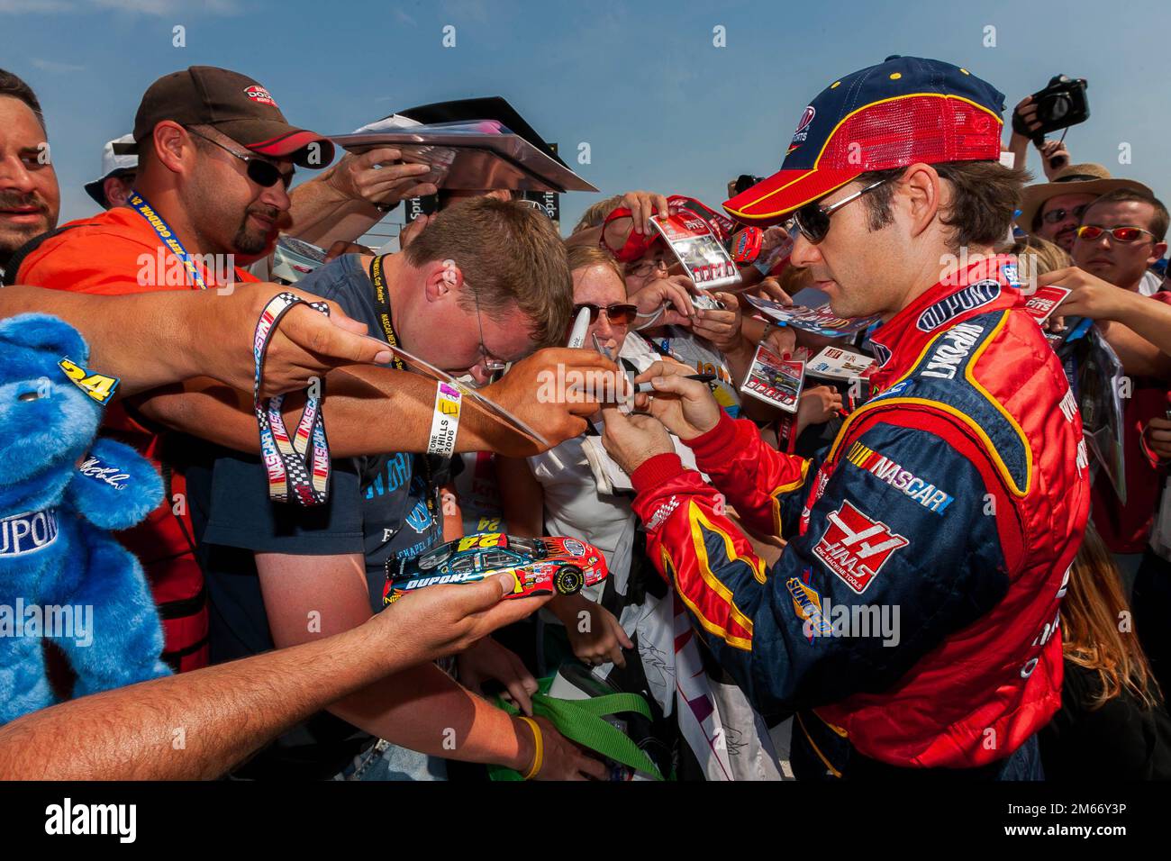 June 17, 2006 - Brooklyn, MI, USA: Jeff Gordon at the 3M Performance 400. Stock Photo
