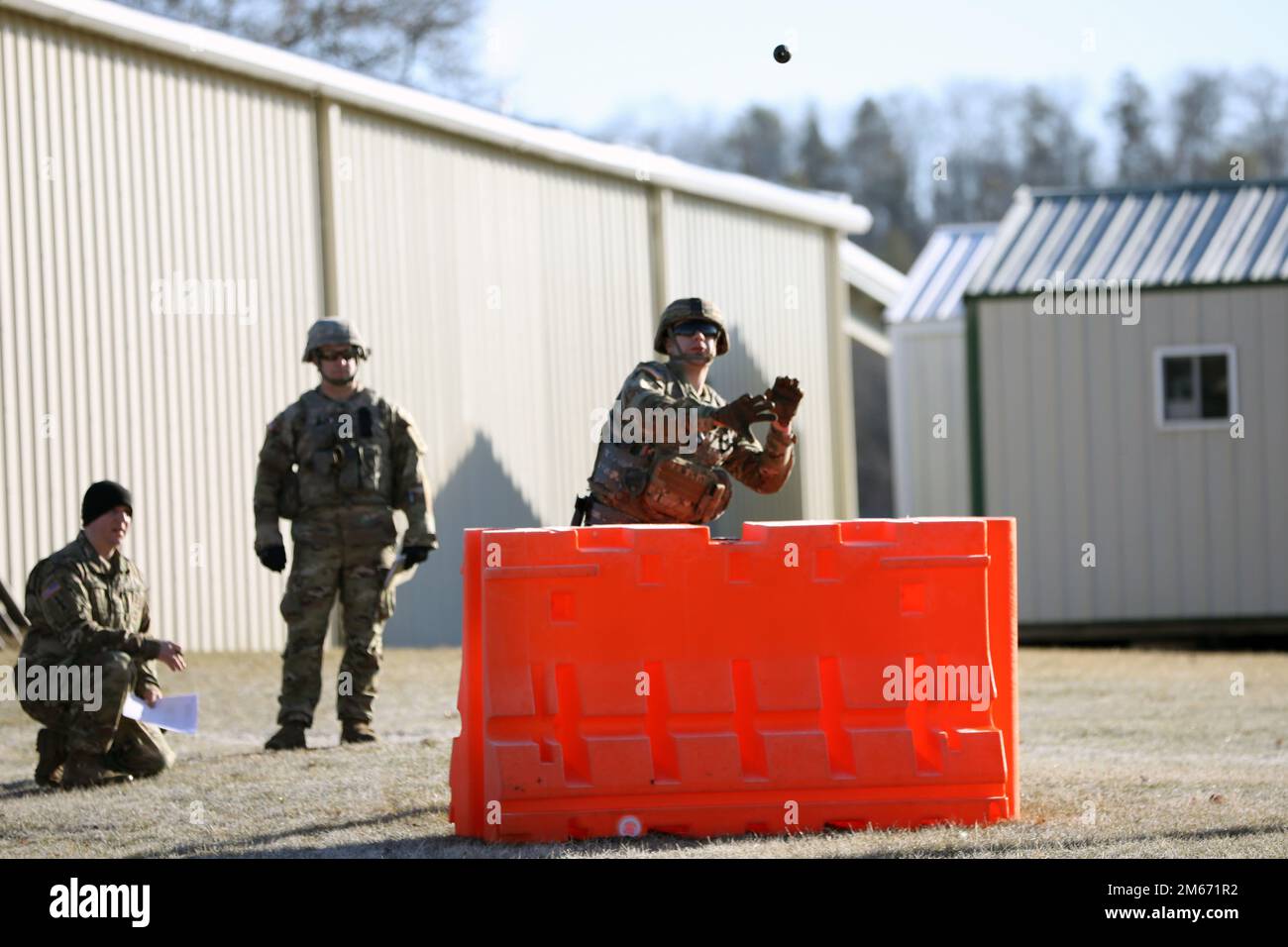 Spc. Caleb Ravn, a Soldier with Battery C, 1st Battalion, 120th Field