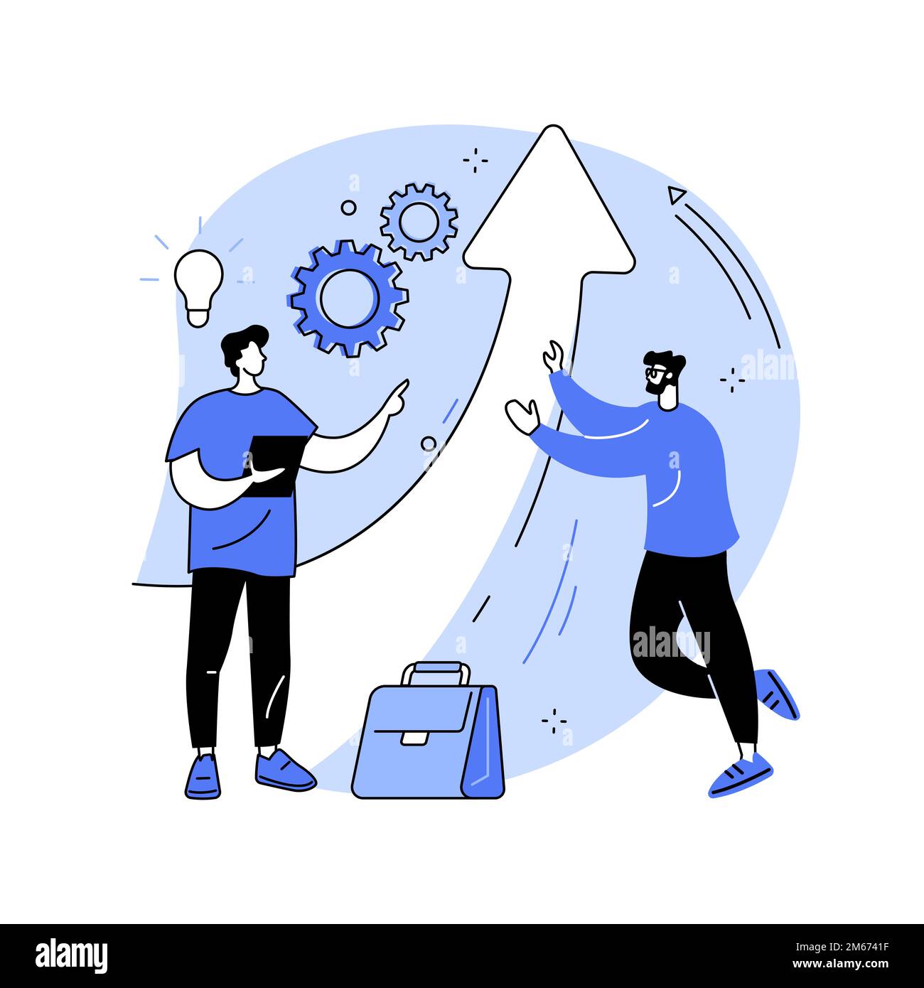Crisis management abstract concept vector illustration. Crisis business ...