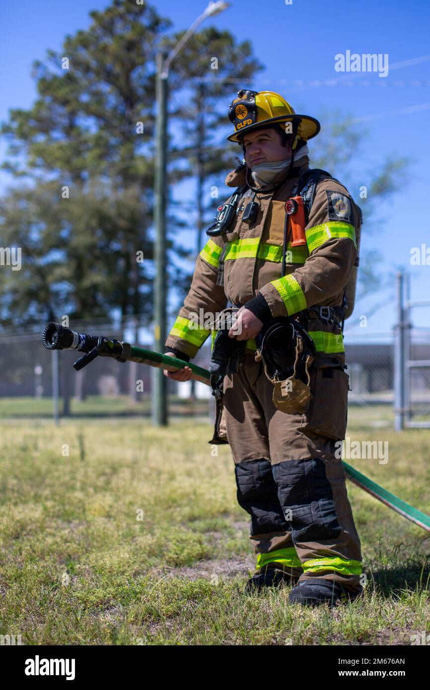 Camp lejeune fire and emergency services hires stock photography and