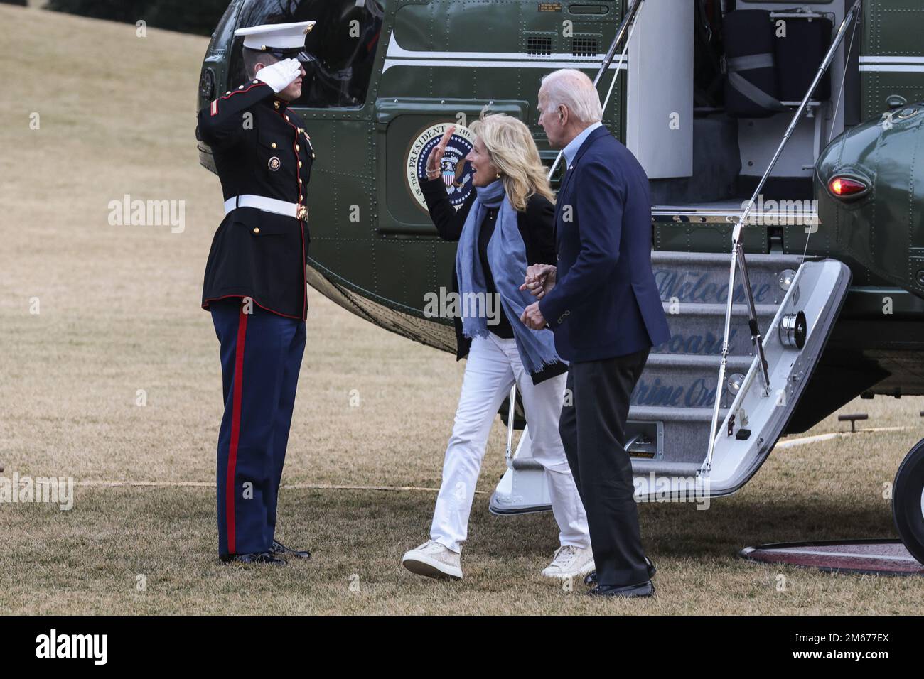 Washington, United States. 02nd Jan, 2023. President Joe Biden and