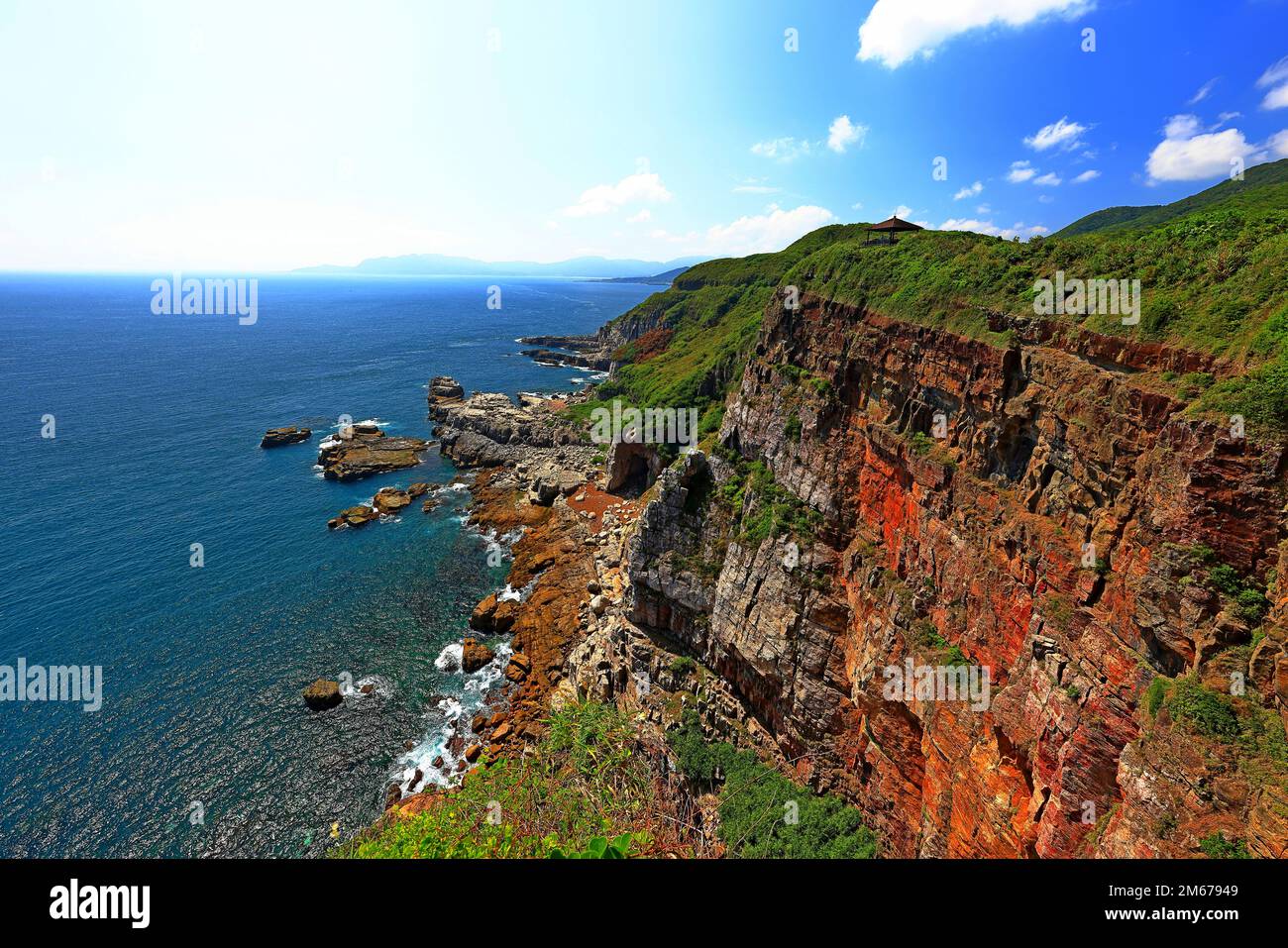 Longdong Bay at Northeast coast of Taiwan (New Taipei City and Yilan)  National Scenic Area Stock Photo - Alamy