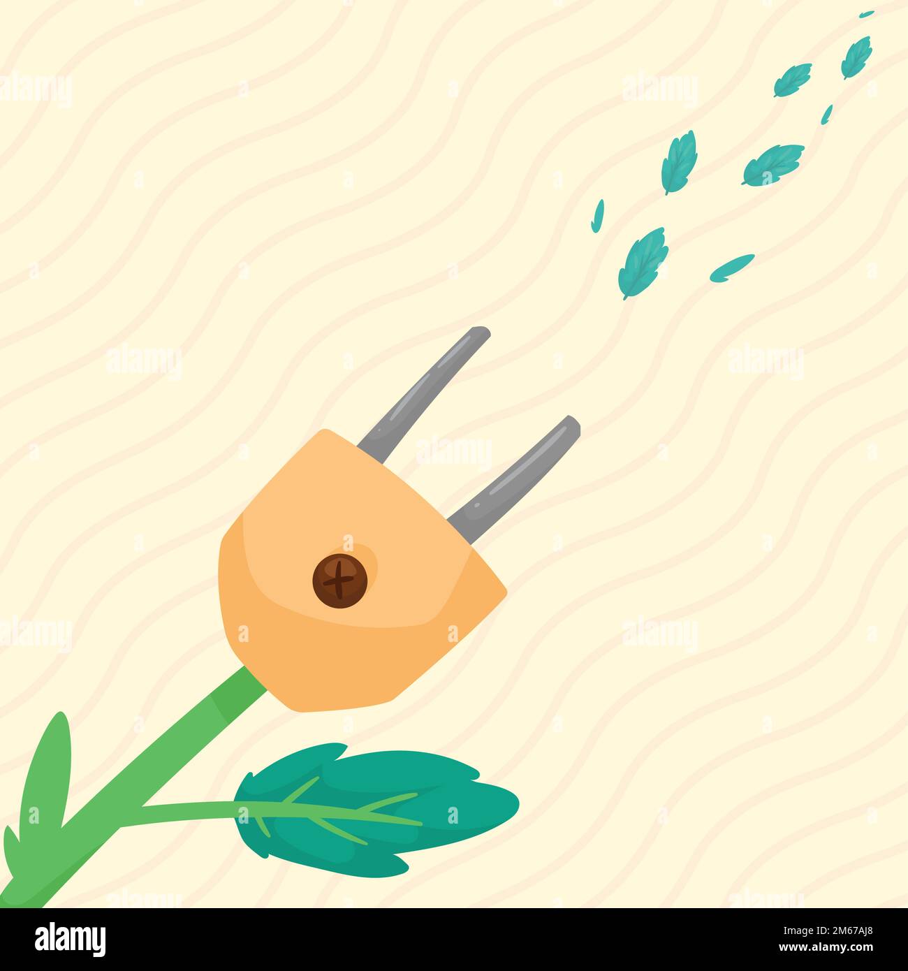 ecology energy connector Stock Vector Image & Art - Alamy