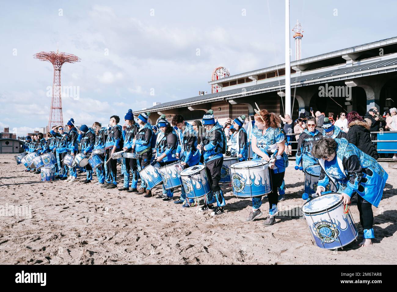 Coney island swimmers hi-res stock photography and images - Alamy