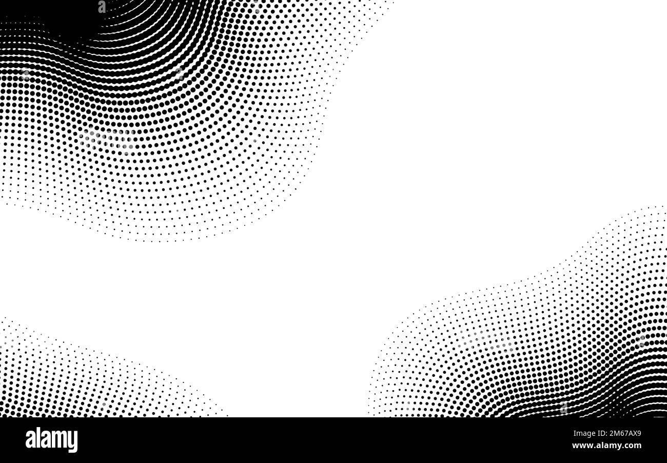 Black and white halftone background vector Stock Vector Image & Art - Alamy