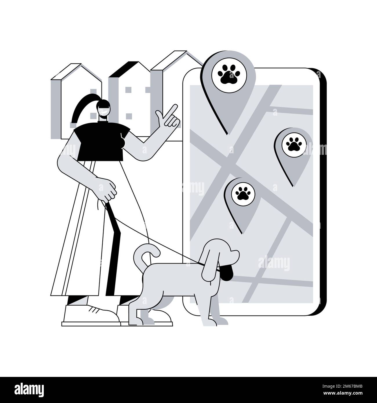 The black dog dogs pub Stock Vector Images - Alamy