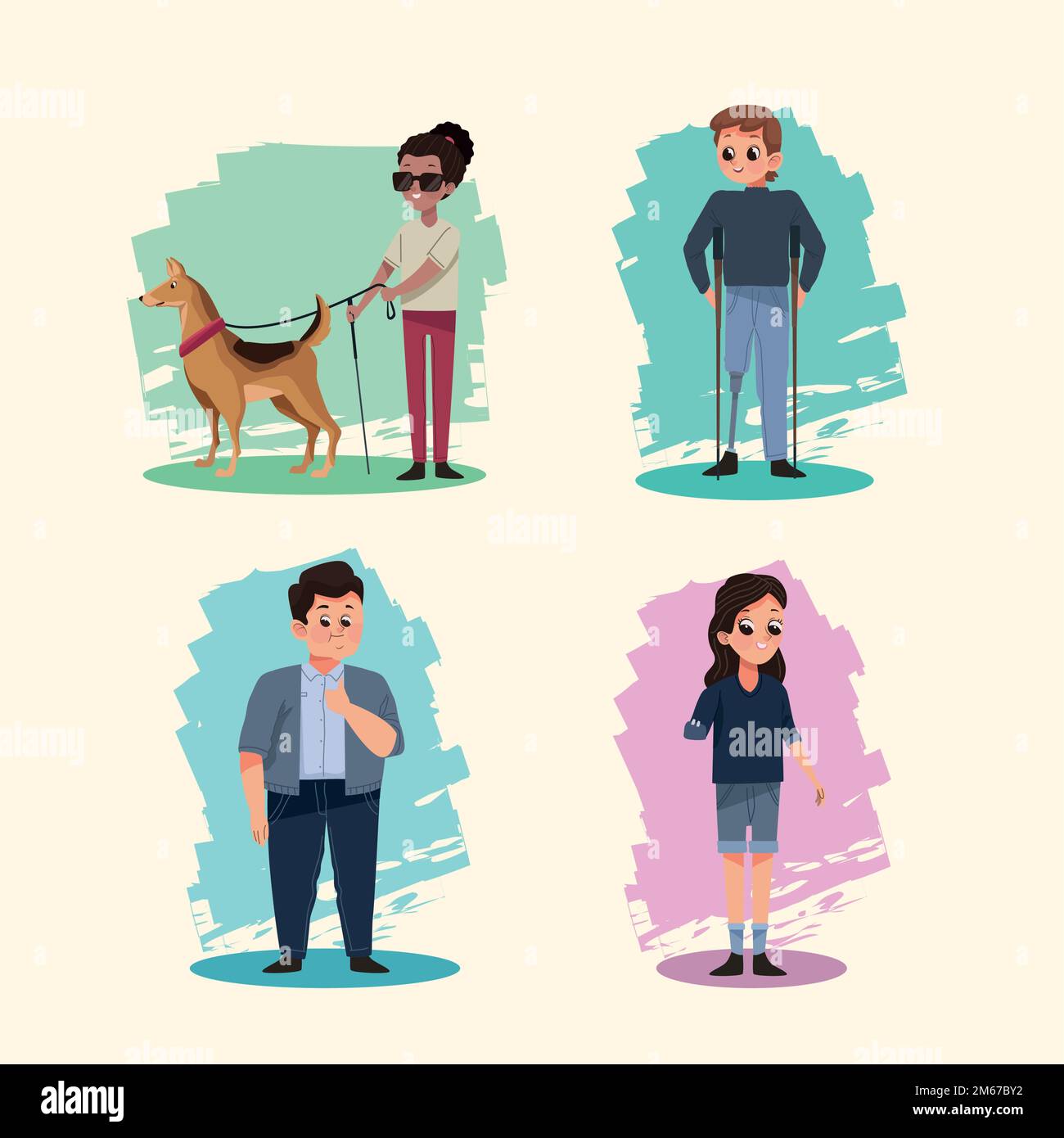 Disability Persons Group Stock Vector Image Art Alamy disability-persons-group-stock-vector-image-art-alamy