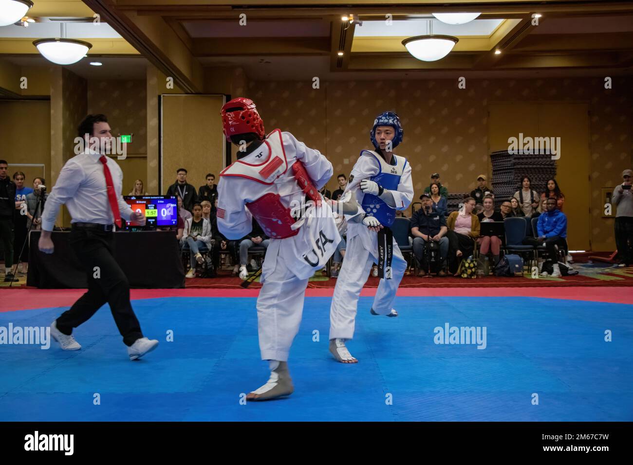 Taekwondo Soldierathletes assigned to the U.S. Army World Class