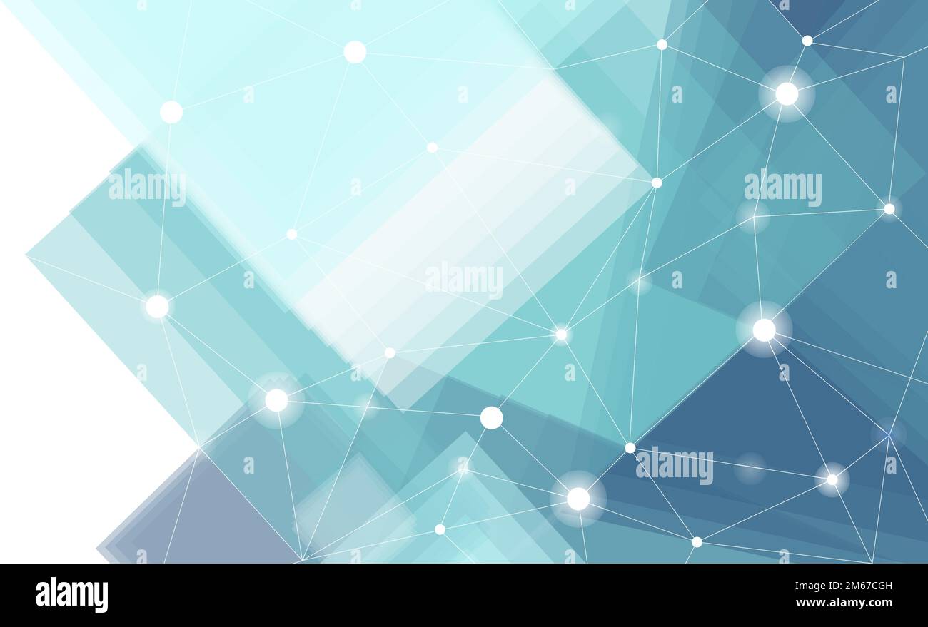 Blue and white futuristic technology background vector Stock Vector