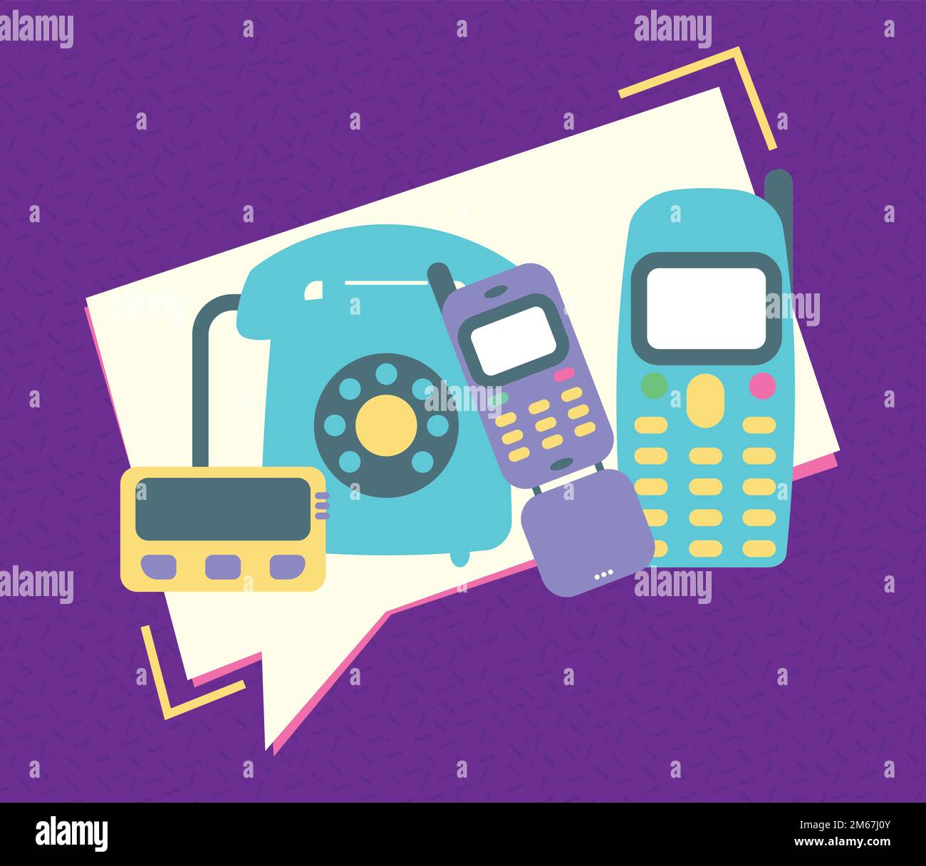 communication devices style Stock Vector Image & Art Alamy