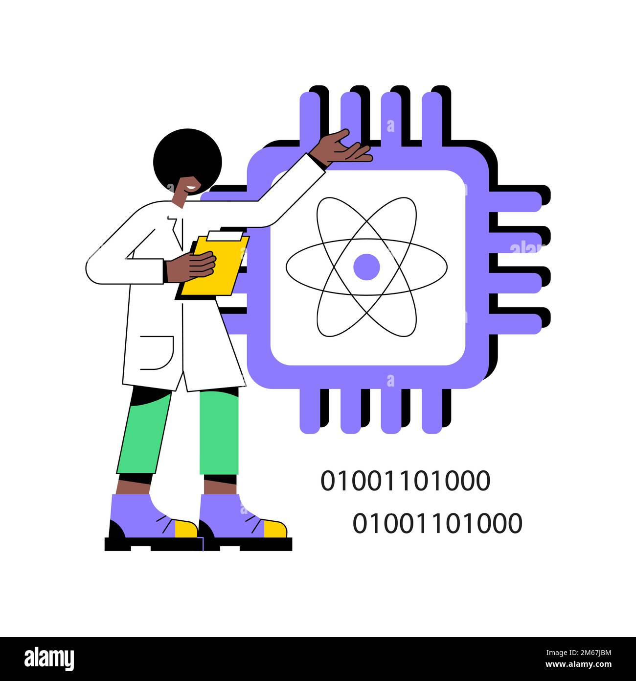 Optical technology abstract concept vector illustration. Photonics