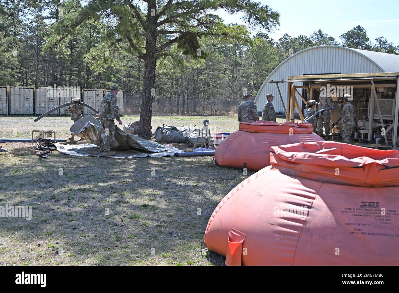 These TTC Dix/ 80th Training Command (TASS) solders are completing the
