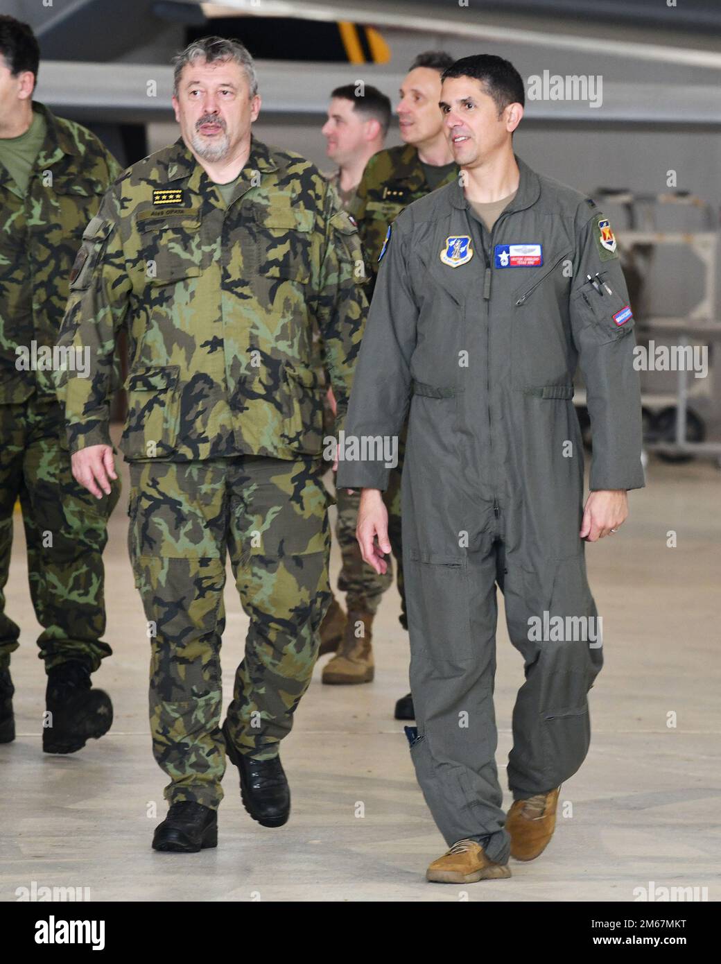 The Czech Republic Deputy Minister of Defense František Šulc and ...