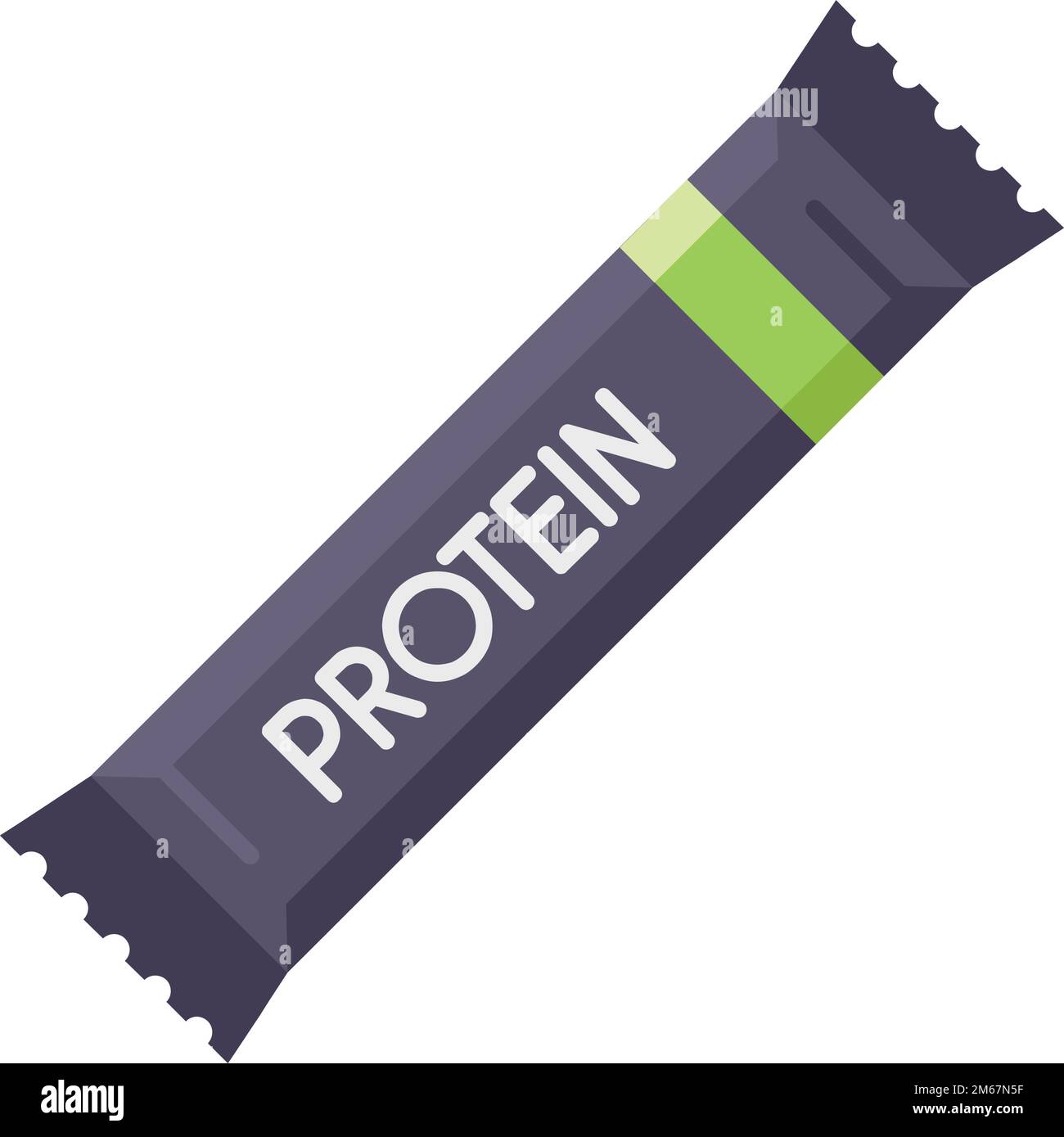 Workout protein bar icon flat vector. Sport supplement. Container