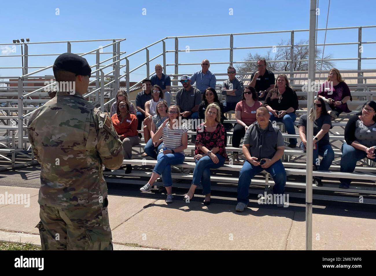 U.S. Air Force Tech. Sgt. Mario Rey, 17th Security Forces Squadron military kennel master