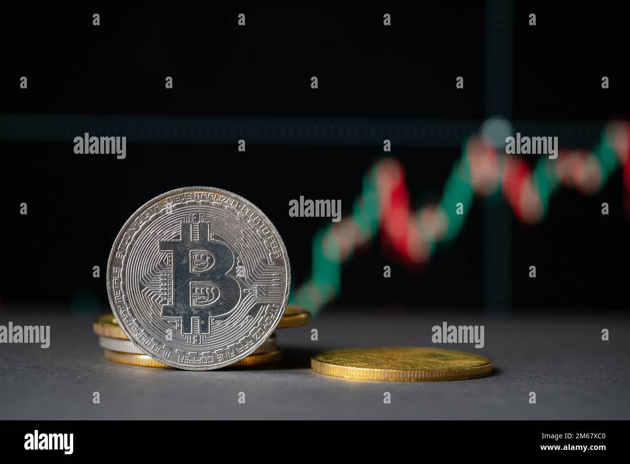 Bitcoin price chart. Buying digital gold and building wealth. Bull