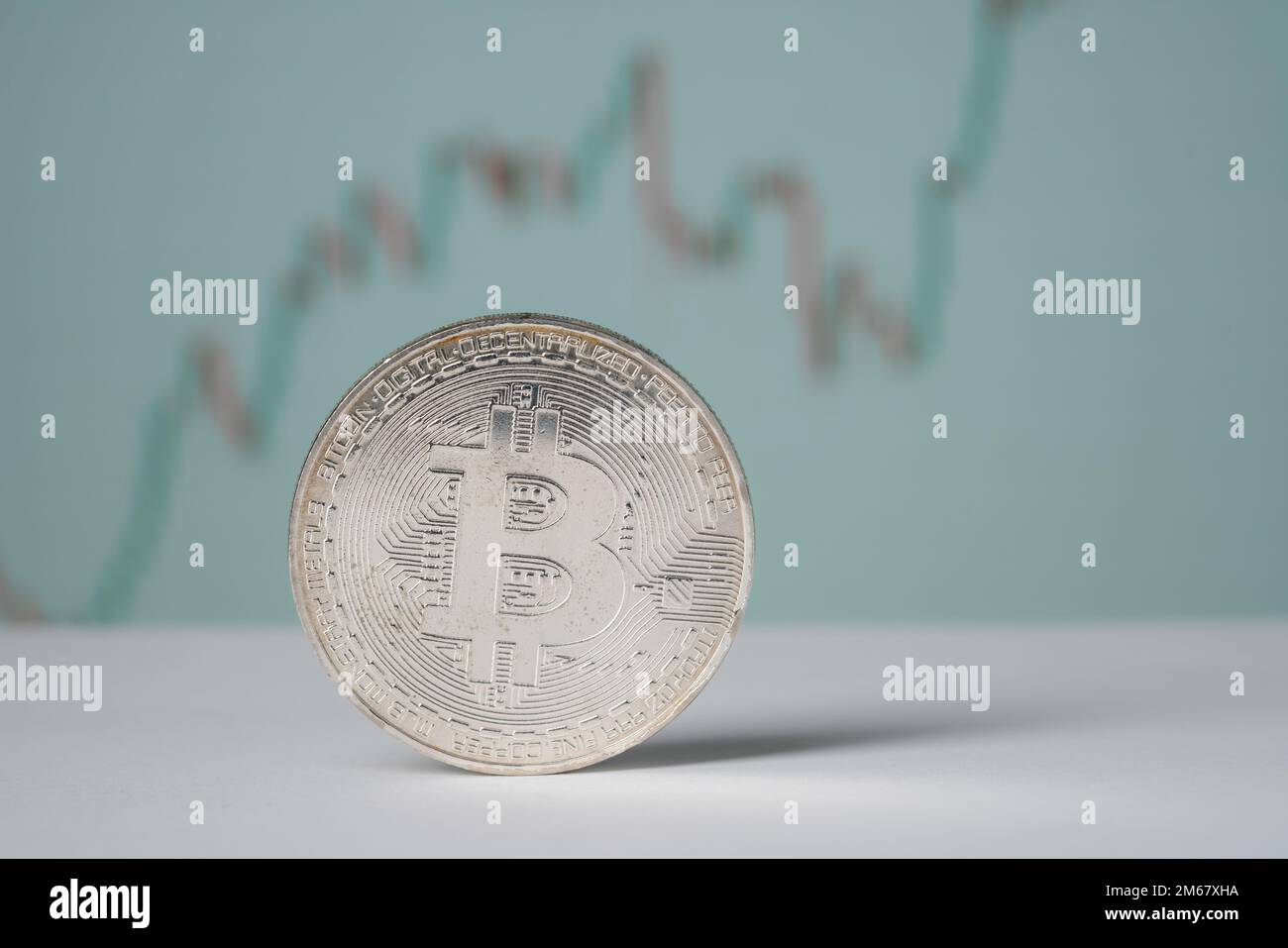 Bitcoin price chart. Buying digital gold and building wealth. Bull