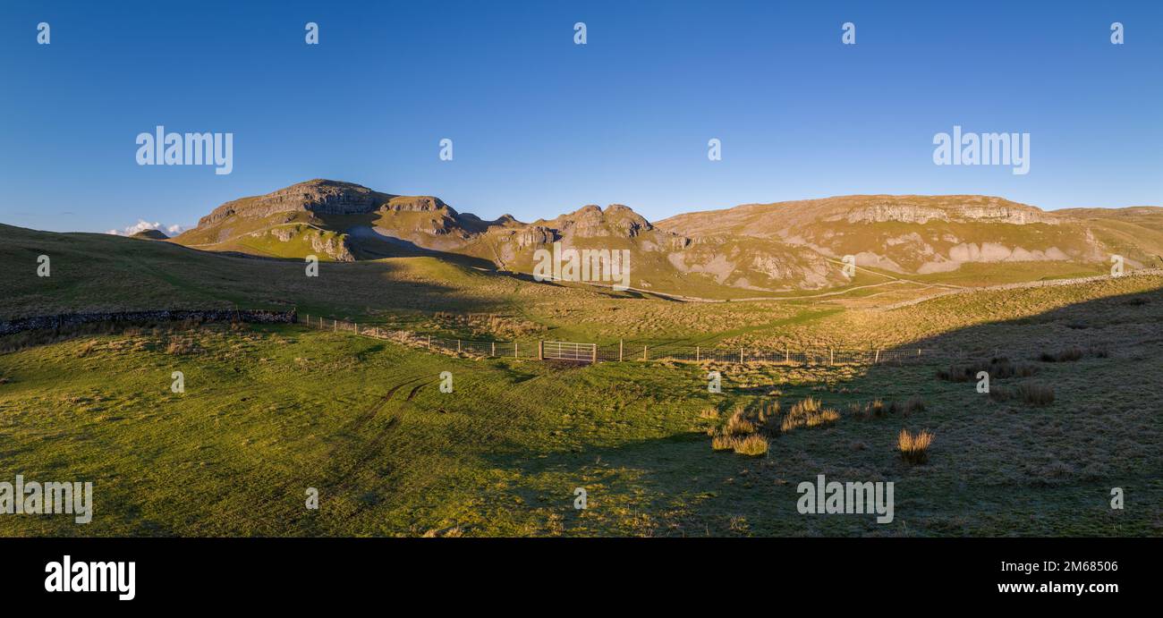 An aerial view of a collection of Limestone Hills situated near the