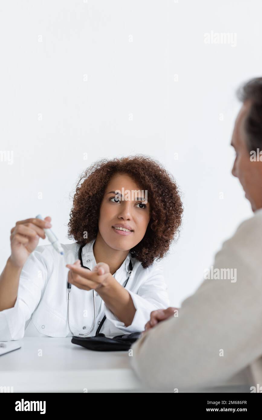 Insulin pen african american hires stock photography and images Alamy