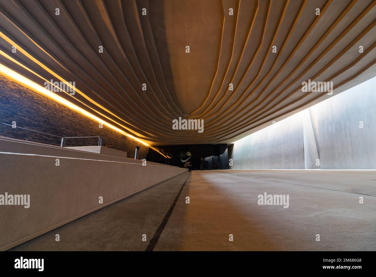 Islamic architecture. Interior of Sancaklar Mosque. Modern Mosque ...