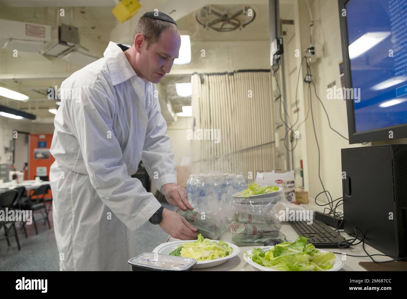 Lt. Michael Widroff, from New York, USS Gerald R. Ford’s (CVN 78) ship