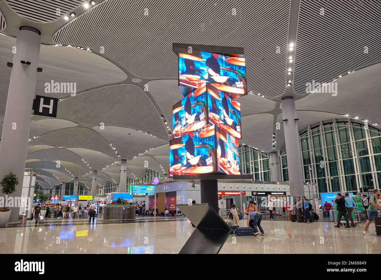 ISTANBUL INTERNATIONAL AIRPORT DEPARTURES GATES visual data 8