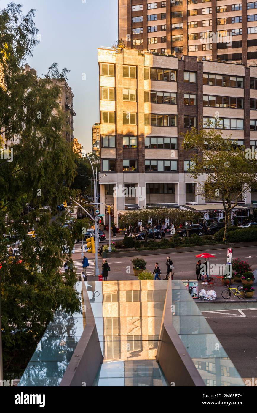 Broadway from Lincoln Center for the Performing Arts, complex of