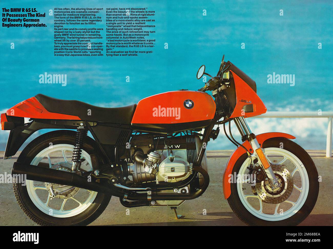 bmw-r65ls-center-fold-vintage-motorcycle-advertising-stock-photo-alamy