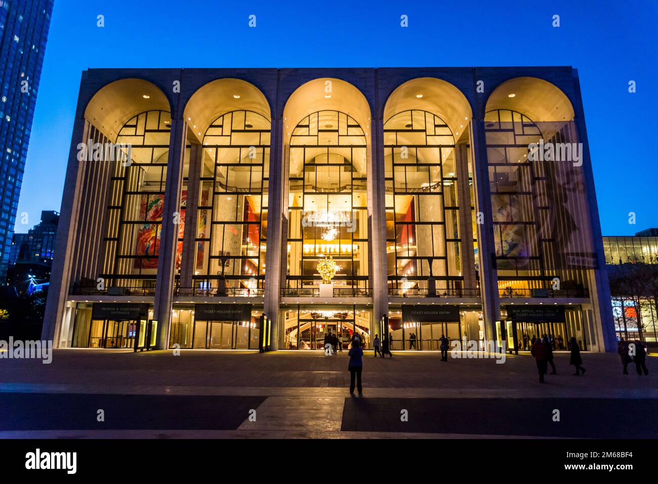 Metropolitan opera house new york light hi-res stock photography and ...