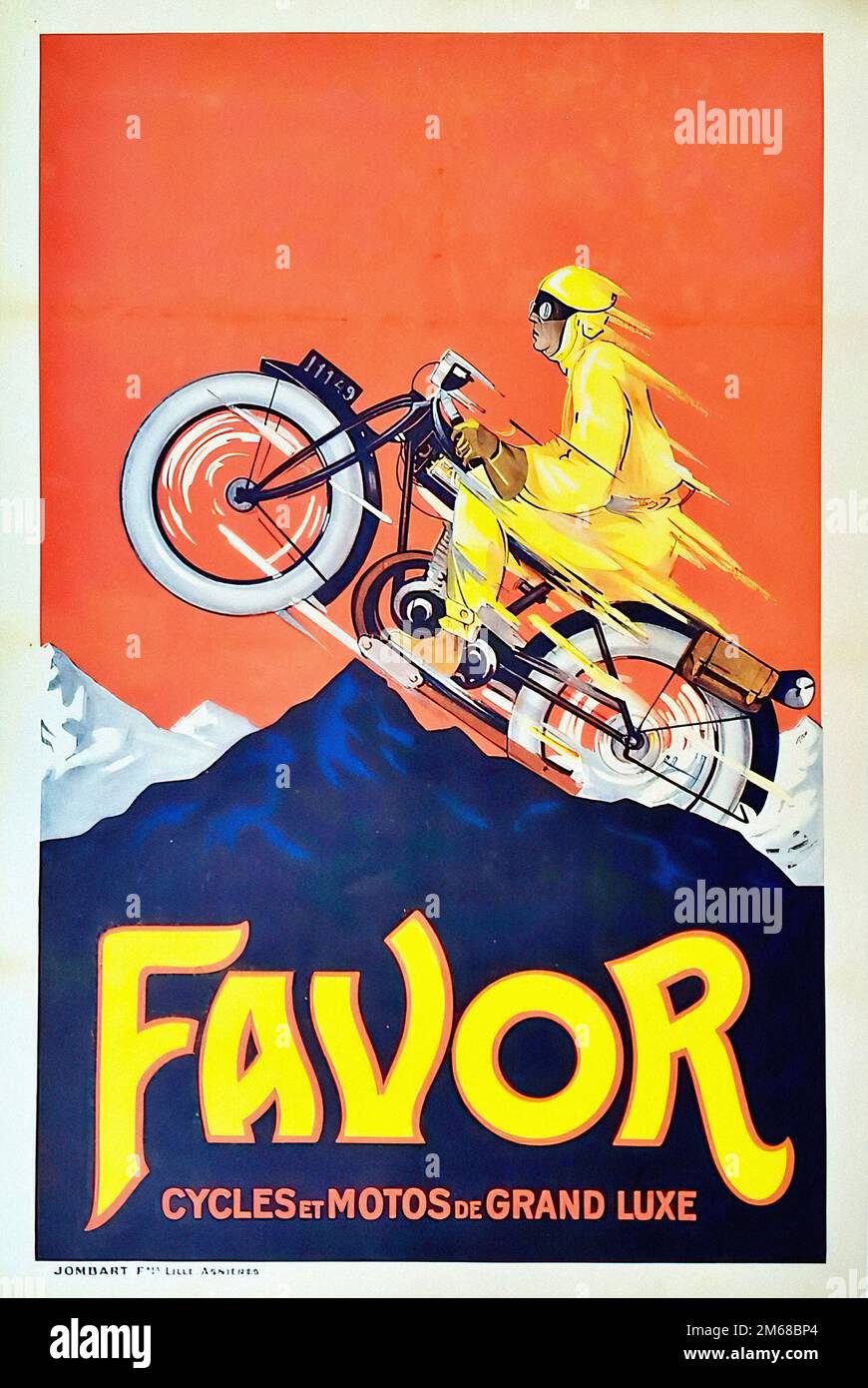 PUBLICITE FAVOR VELOCIMANE CYCLE MOTO VELO CLERMONT FERRAND DE 1929 AD PUB RARE