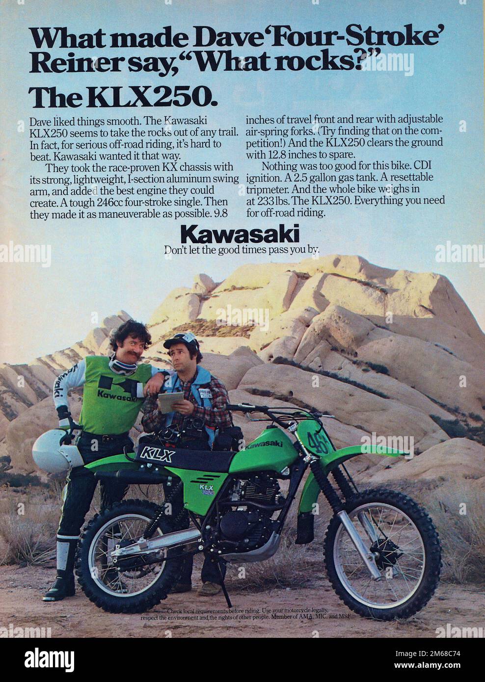 Own A 1979 Kawasaki Klx 250? These Specs Will Blow Your Mind! - a9ofgrr