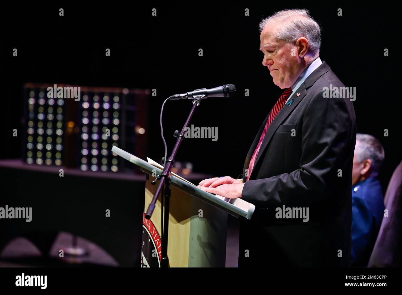 Secretary of the Air Force Frank Kendall makes an emotional speech ...