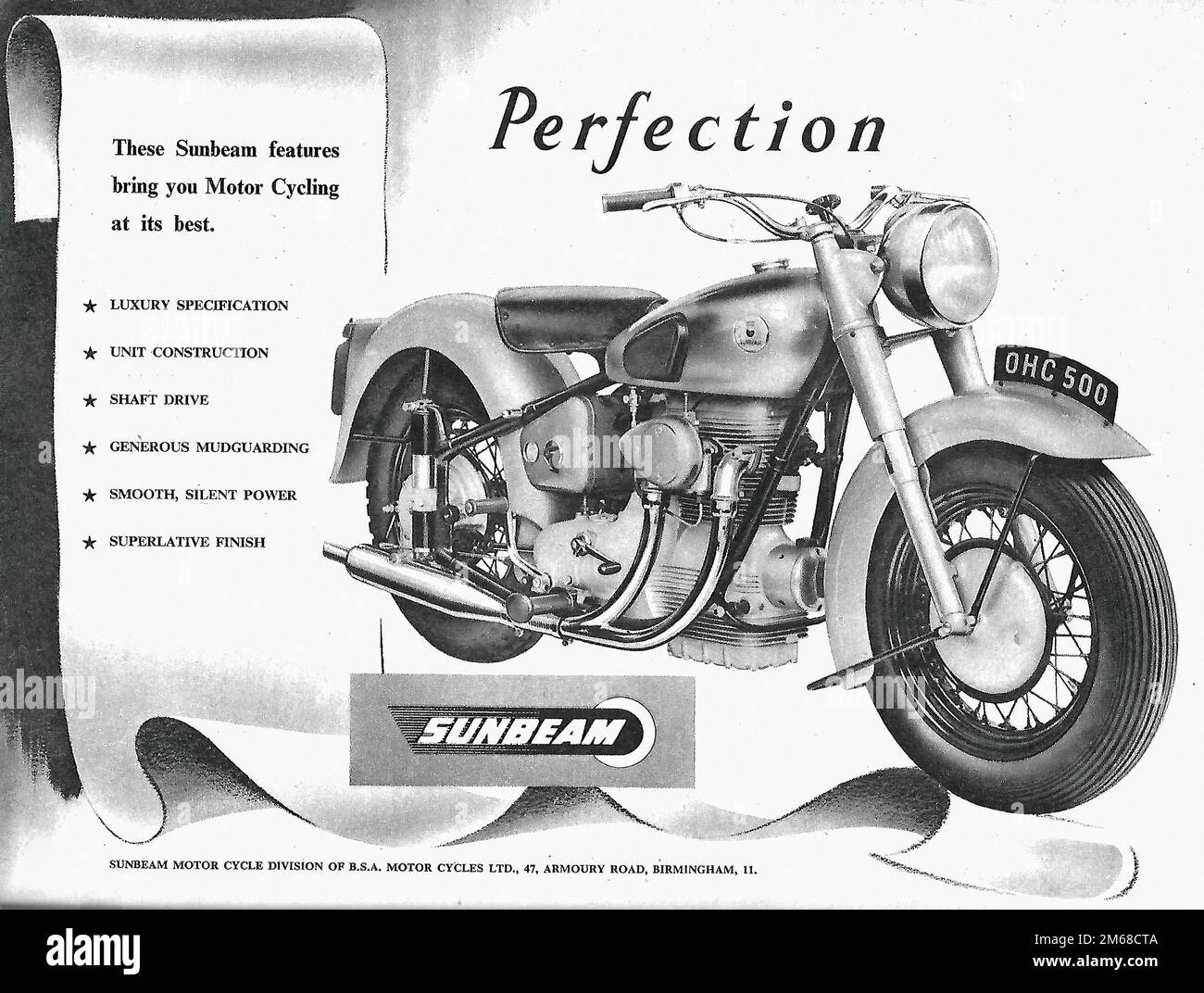 Sunbeam motorcycle hi res stock photography and images Page 2