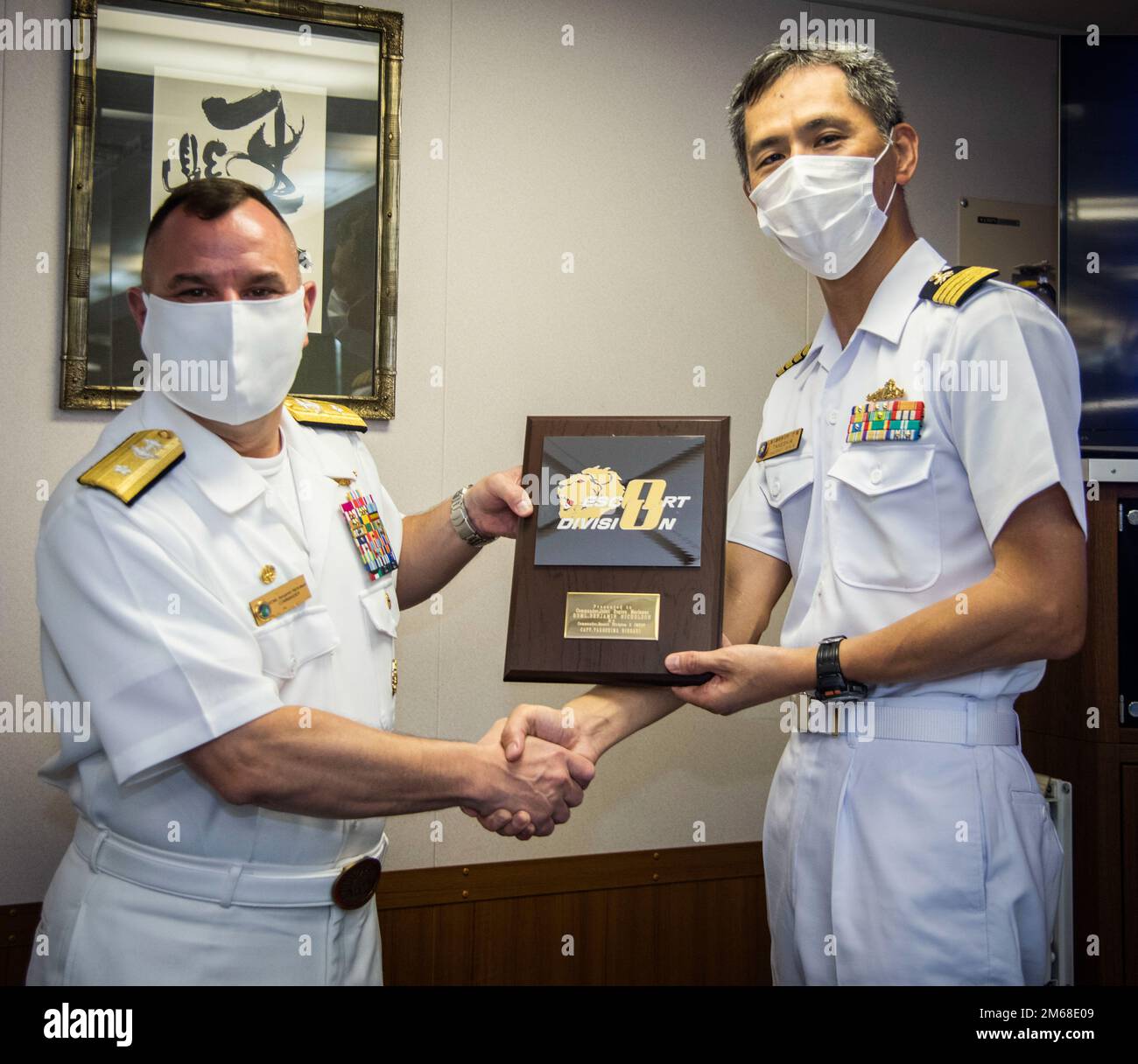 SANTA RITA, Guam (April 21, 2022) Rear Adm. Benjamin Nicholson ...