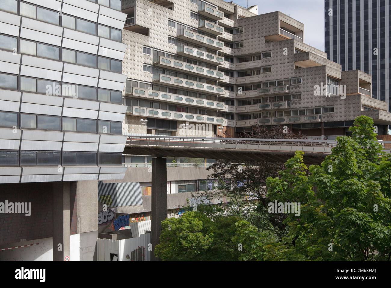 The Damiers apartment complex at the edge of La Defense, consists of