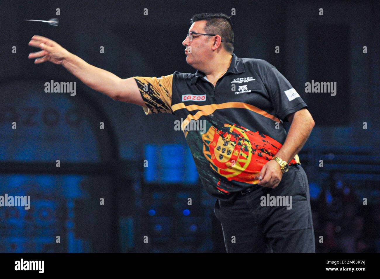 LONDON, ENGLAND DECEMBER 19 Jose de Sousa of Portugal in action during Day Five of the Cazoo