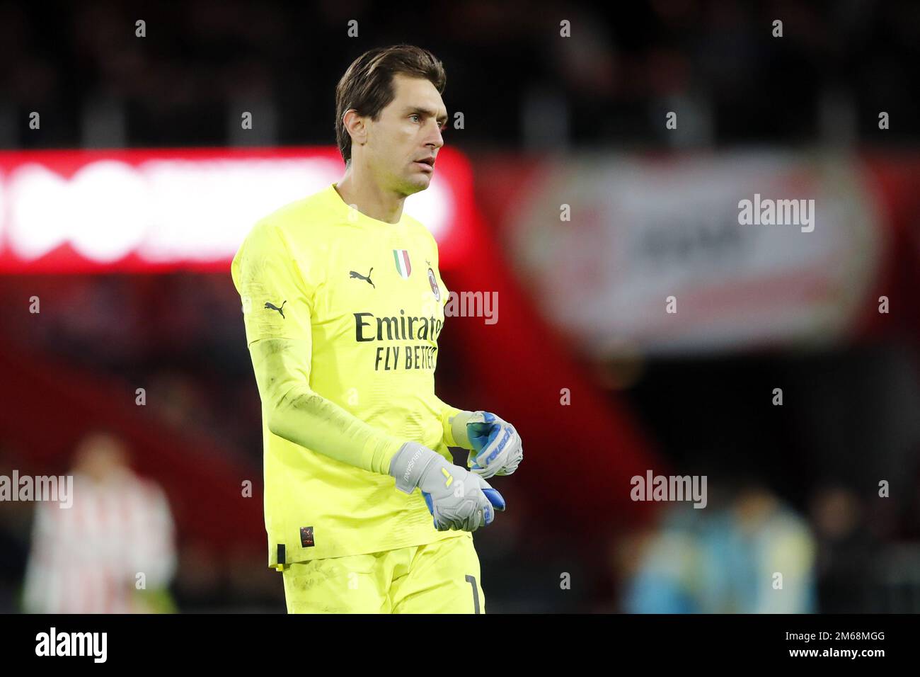 EINDHOVEN Goalkeeper Ciprian Tatarusanu of AC Milan during the