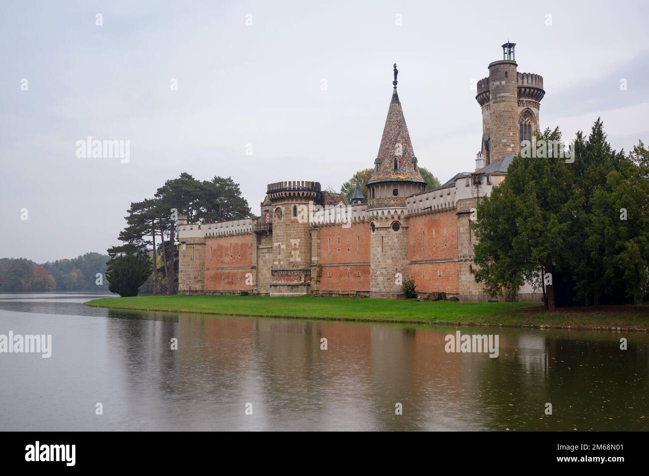 15th october,2022.View of the Laxenburg castle at the town of Laxenburg, Austria. Stock Photo