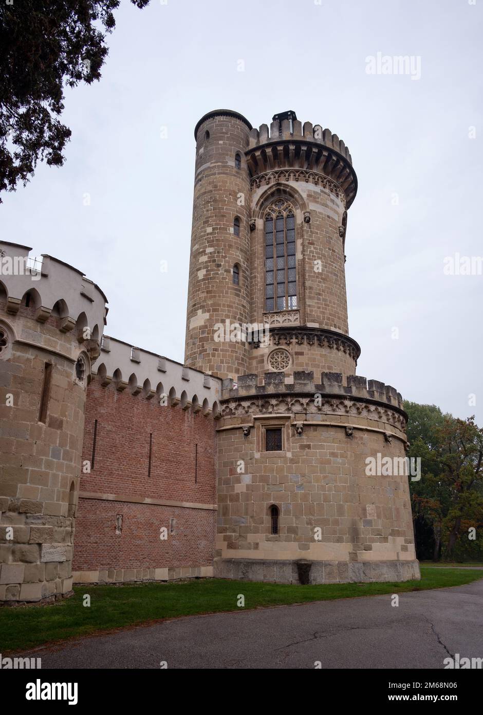 15th october,2022.View of the Laxenburg castle at the town of Laxenburg, Austria. Stock Photo