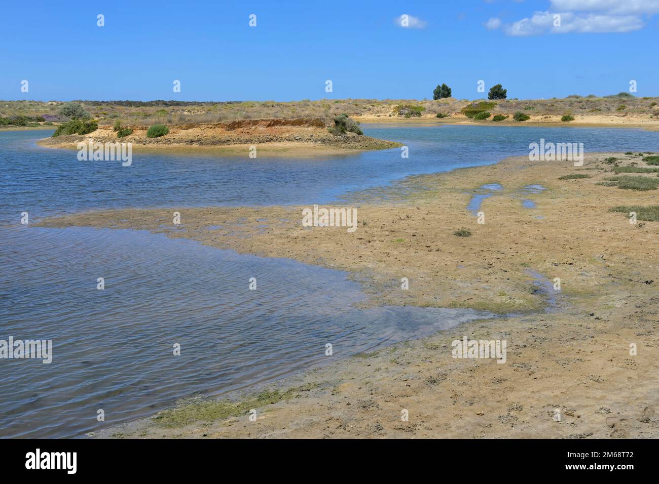 Alvor estuary, Nature Reserve, Alvor, Portimao municipality, Algarve, Portugal Stock Photo