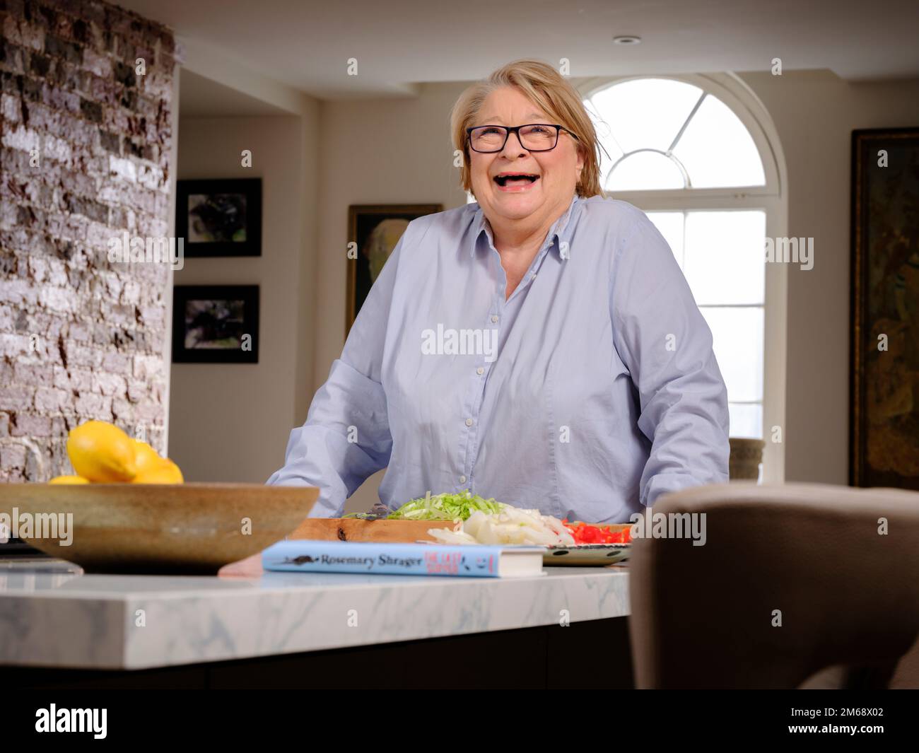 Editorial Use Only - Chef and TV presenter Rosemary Shrager at her home in East Sussex, UK Picture by Jim Holden Stock Photo