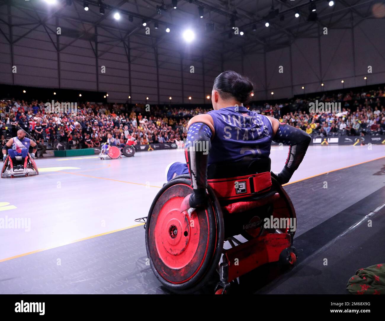 Retired U S Army Staff Sgt Joel Rodriguez Competes In The Wheelchair