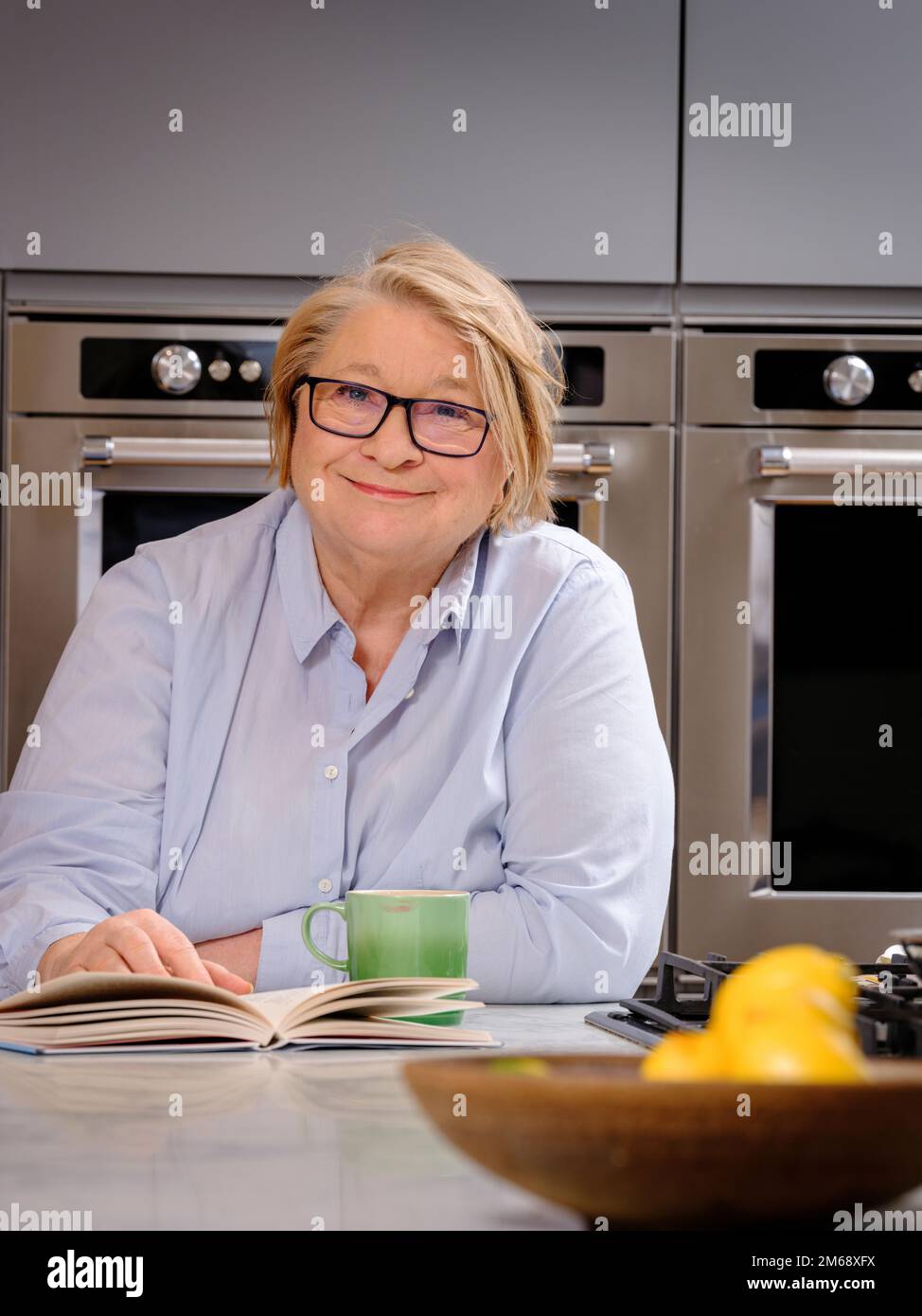 Editorial Use Only - Chef and TV presenter Rosemary Shrager at her home in East Sussex, UK Picture by Jim Holden Stock Photo