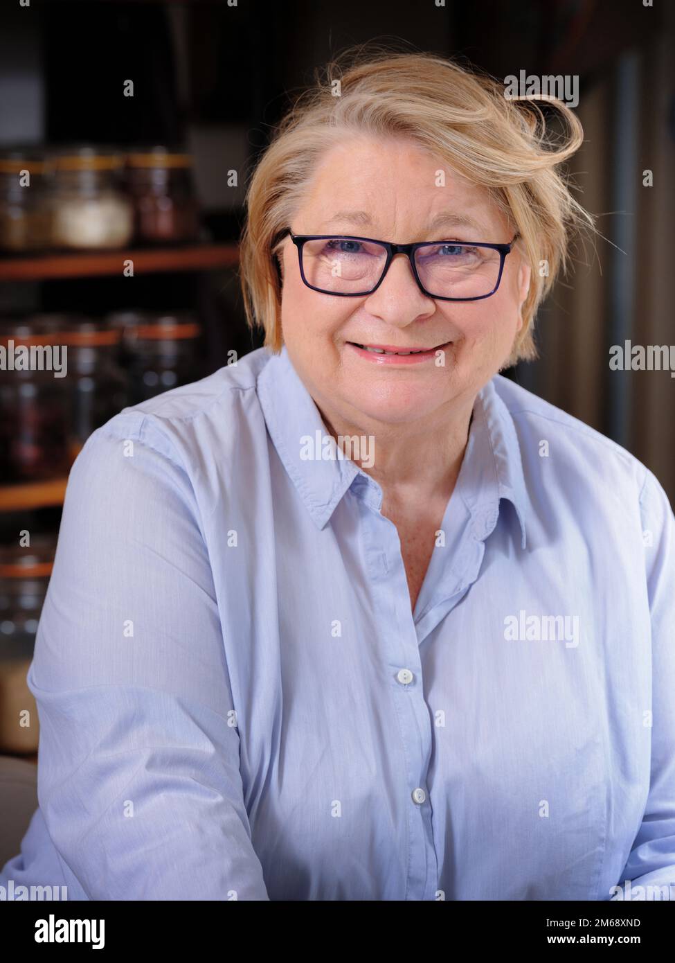 Editorial Use Only - Chef and TV presenter Rosemary Shrager at her home in East Sussex, UK Picture by Jim Holden Stock Photo