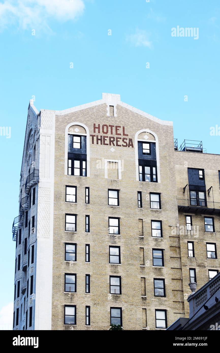 Hotel Theresa Stock Photo