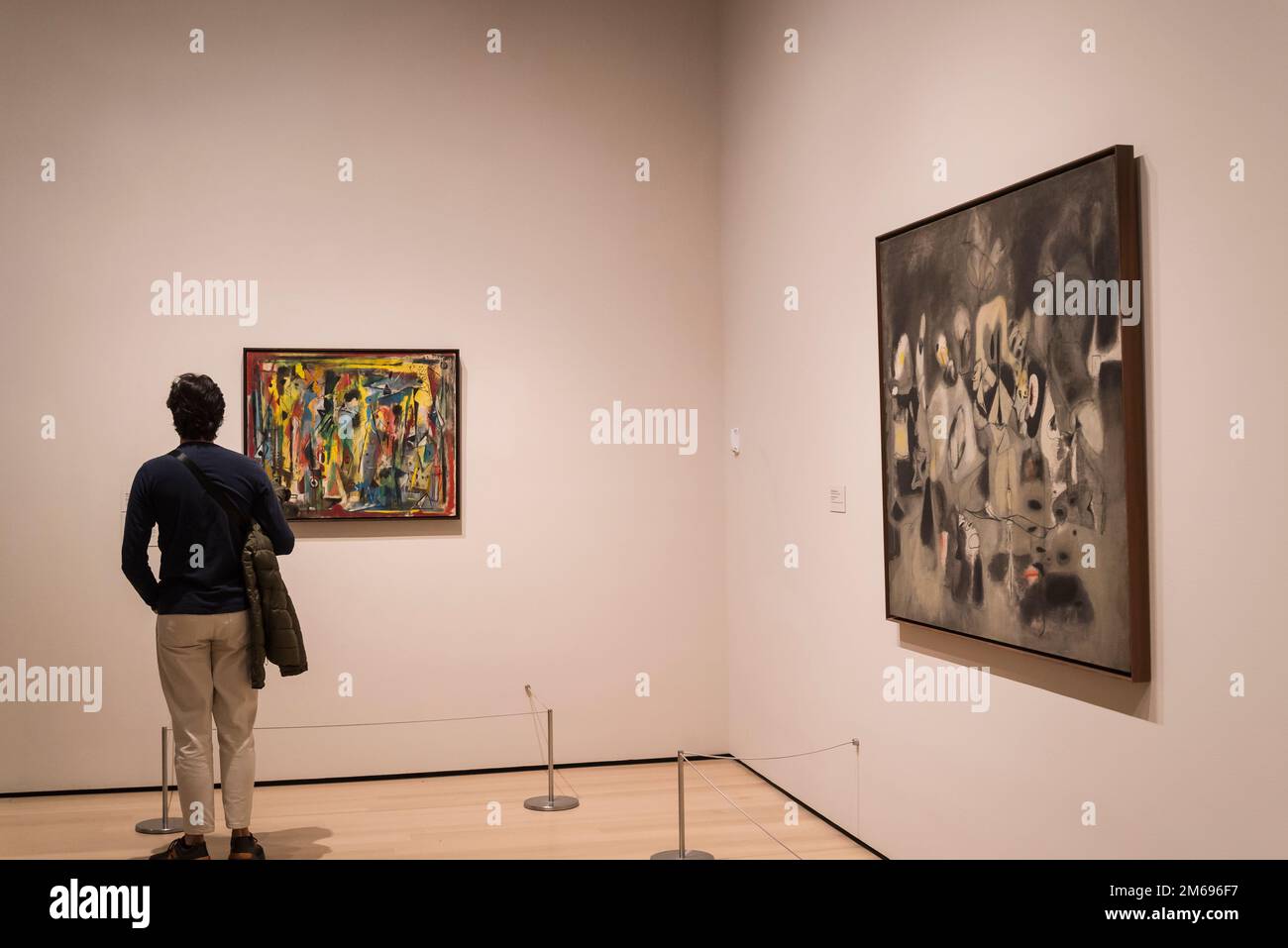 Abstract expressionism gallery, MOMA, The Museum of Modern Art, New