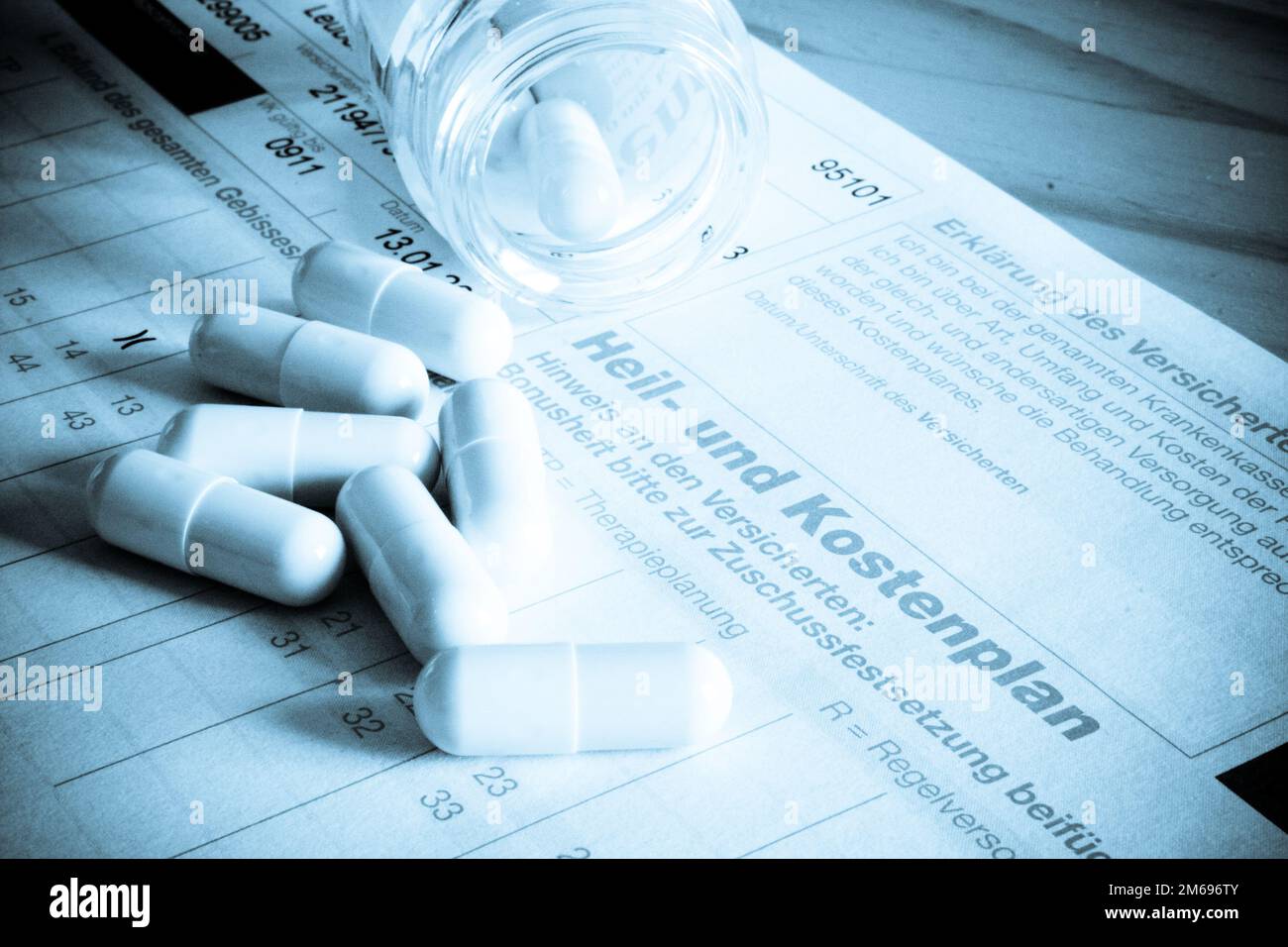 Cost plan with tablets Stock Photo Alamy