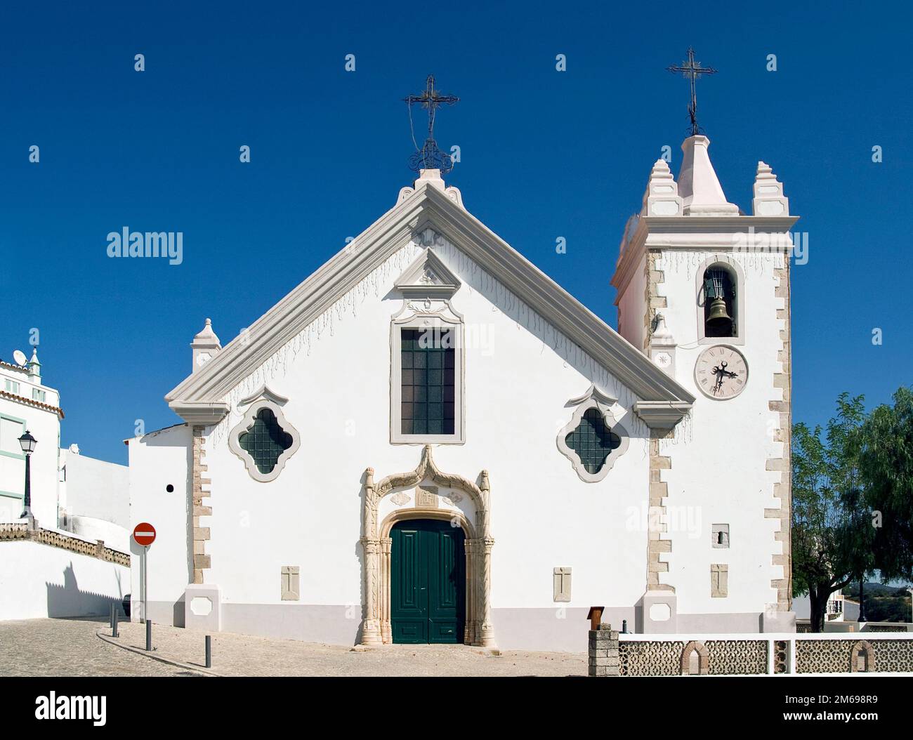 Church of Alte, Portugal Stock Photo