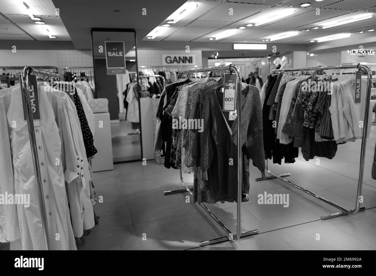 Inside harrods clothing hires stock photography and images Alamy