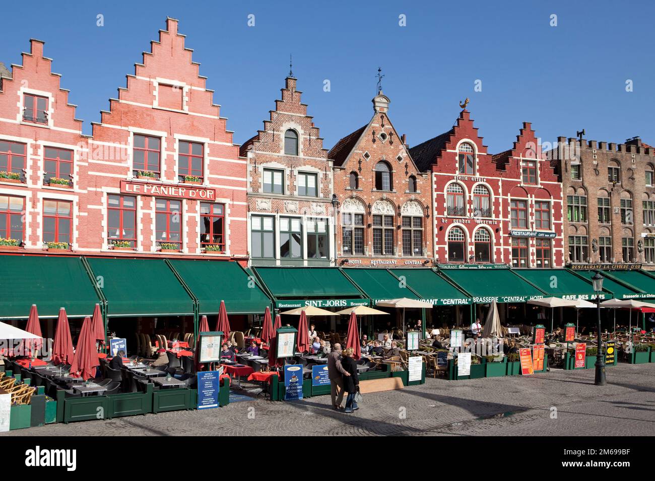 Historical Facades On Market Place Stock Photo Alamy